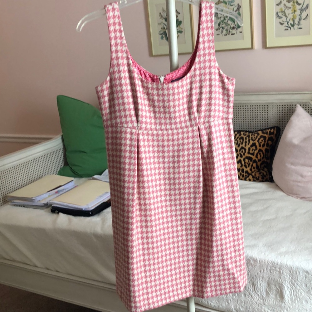 Vineyard Vines wool houndstooth dress.